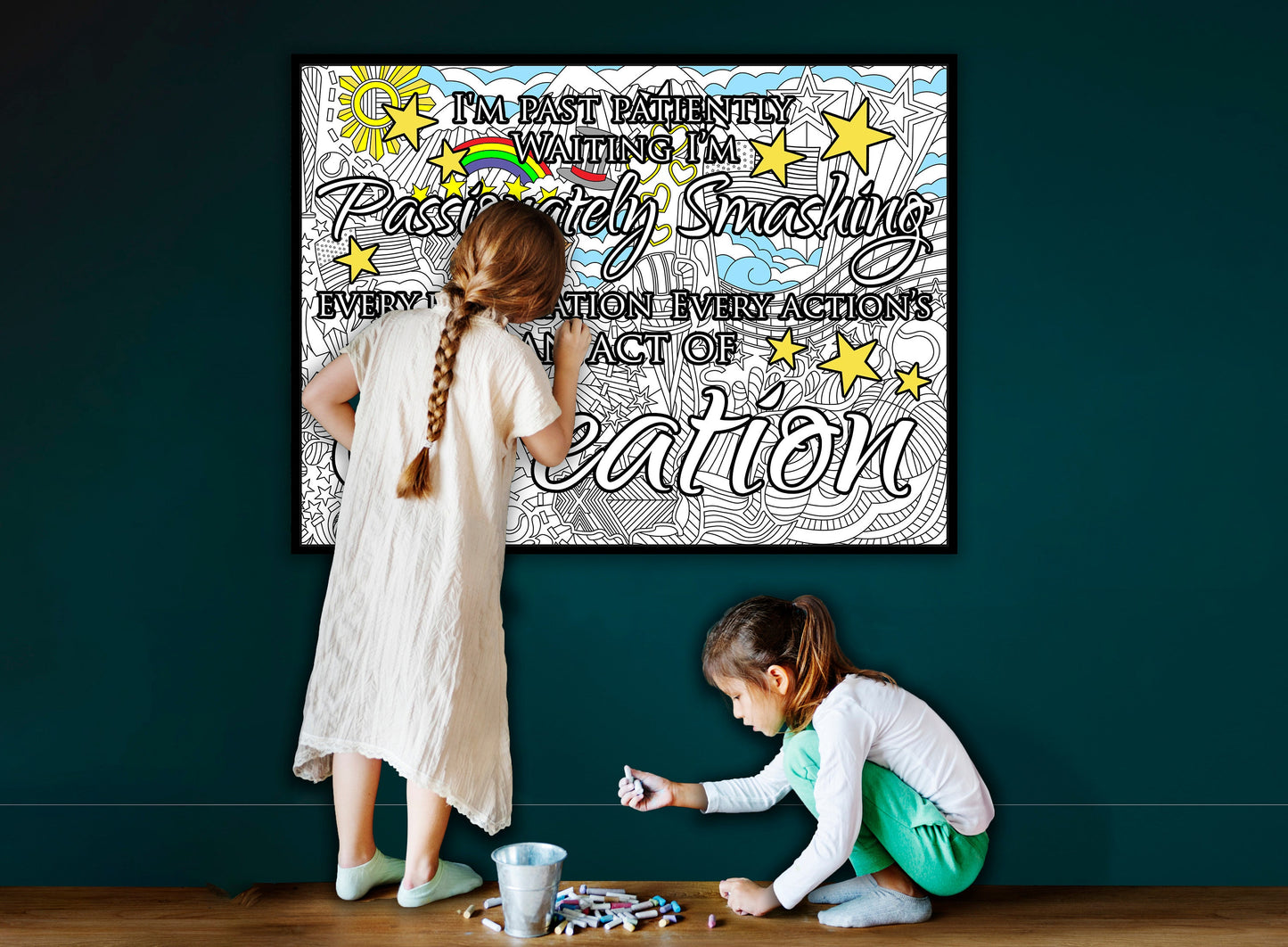 Large Hamilton My Shot Coloring Page, Lyric Coloring sheet, Jumbo Coloring book pages, Hamilton Musical Giant Coloring Poster