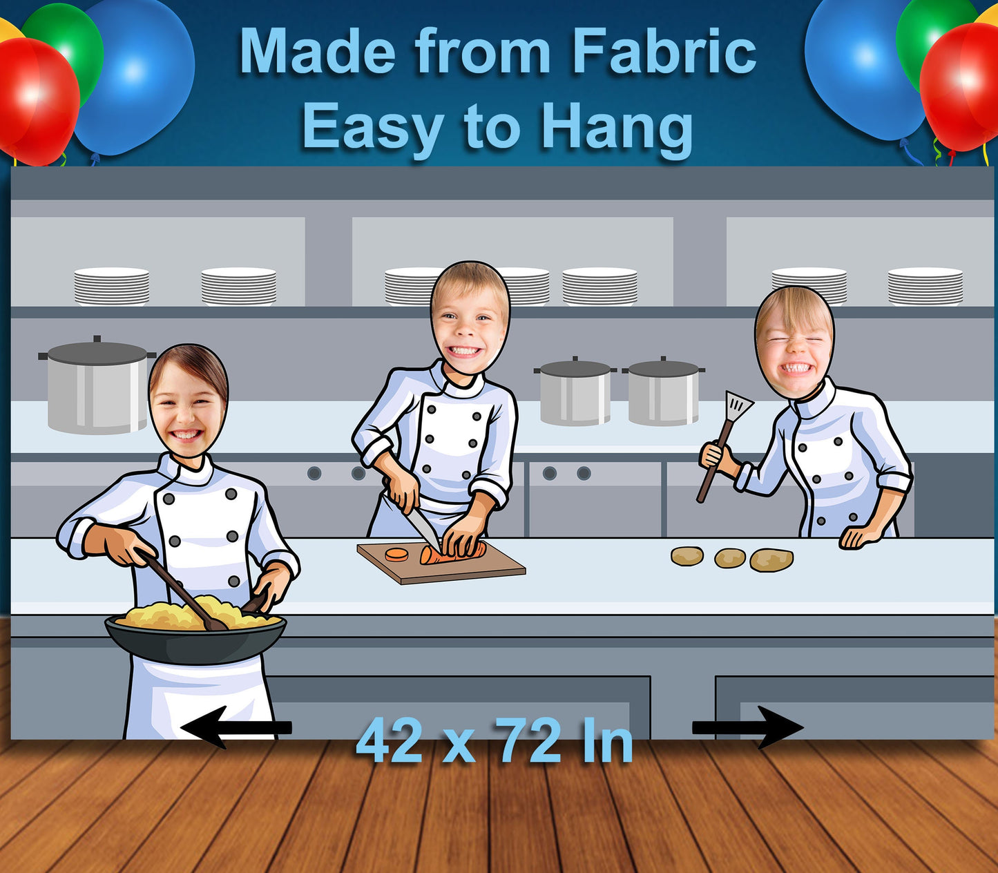 Cook-Off, Hole in Face, Party Selfie Photo Prop, Cooking Competition