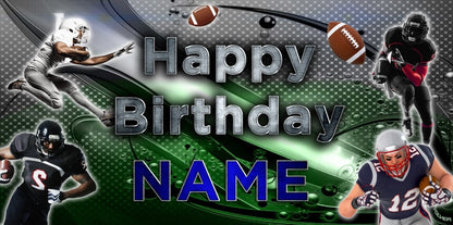 Football Birthday Party Banner, Vinyl, Poster, Football Event, Football Party, Football Banner, Sports Party