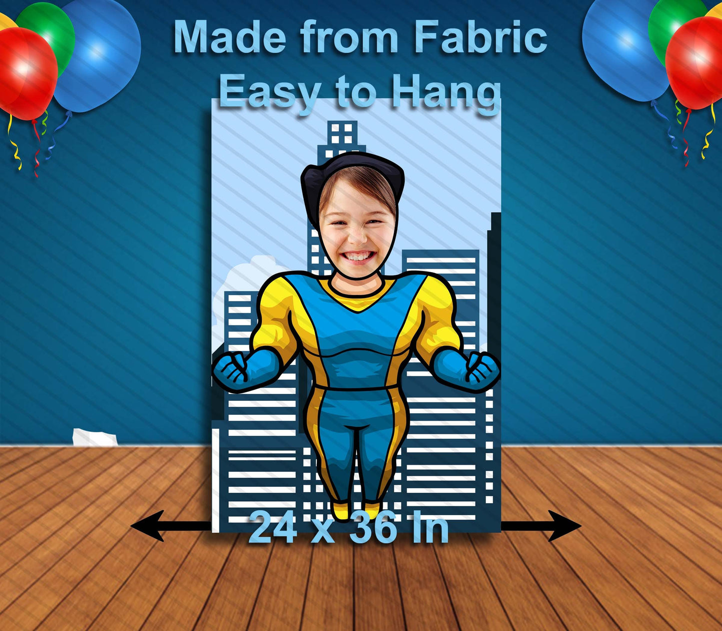 Super Hero, Hole in Face, Party Selfie  Photo Prop, Super Hero Decoration