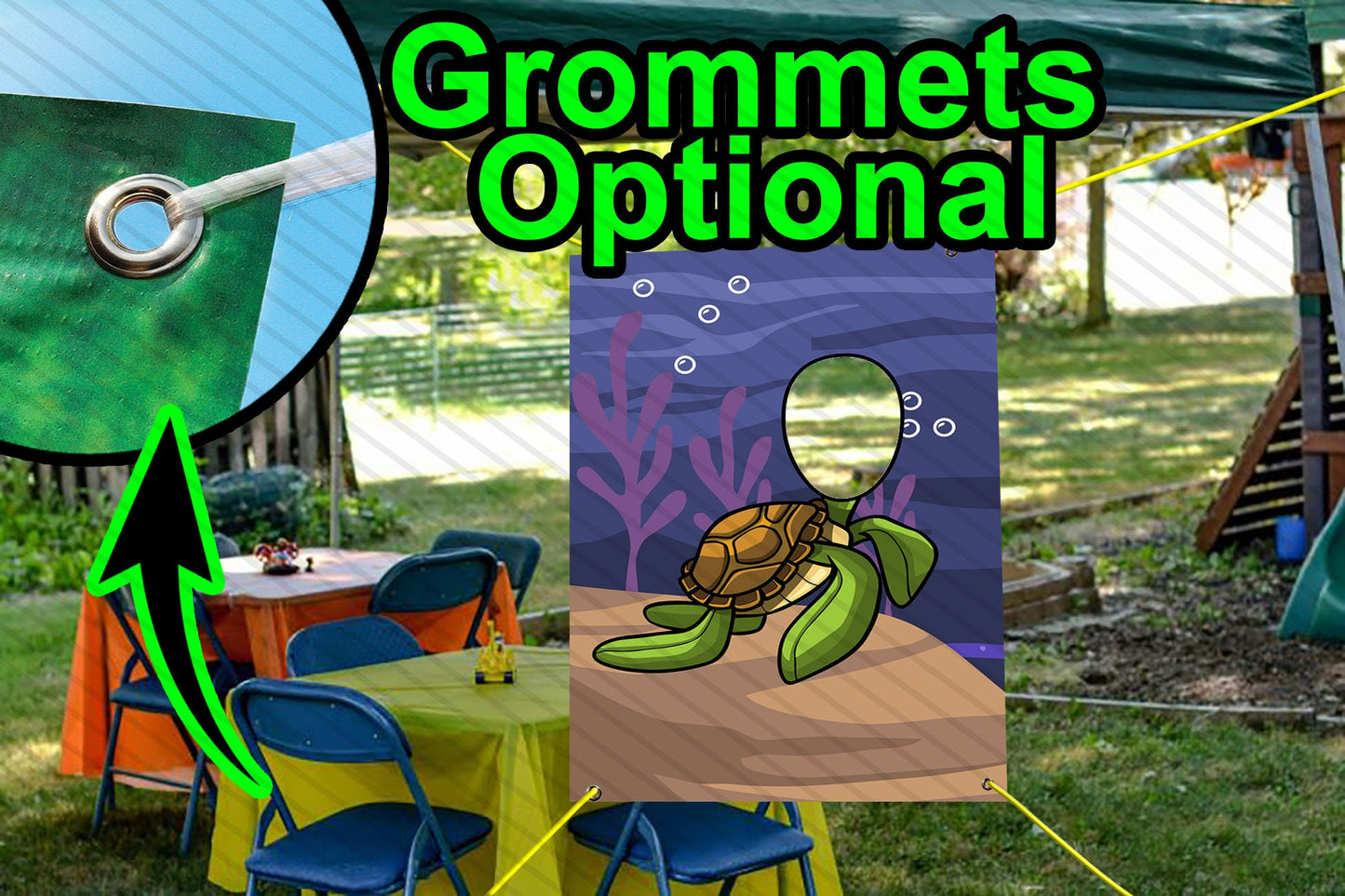 Turtle Face Cutout, Hole in Face, Party Selfie  Photo Booth Prop, Kids Party Decoration, Animal Theme