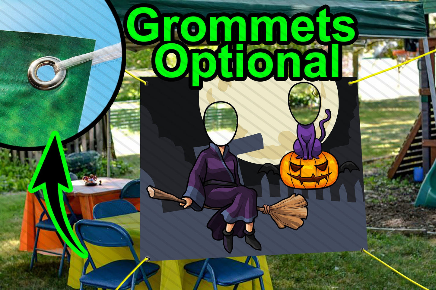 Witches and Wizards Face in Hole, Face Cutout, Head in Hole, Party Selfie Photo Booth Prop, Halloween Party
