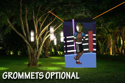 Boxing Theme Face Cutout, 24x36" Photo Stand-in, Party Selfie Photo Prop, Sporty-Themed