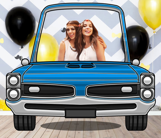 Pontiac GTO Vehicle Photo Prop, Vehicle Theme, Photo Booth Selfie Frame, DIY Party Props