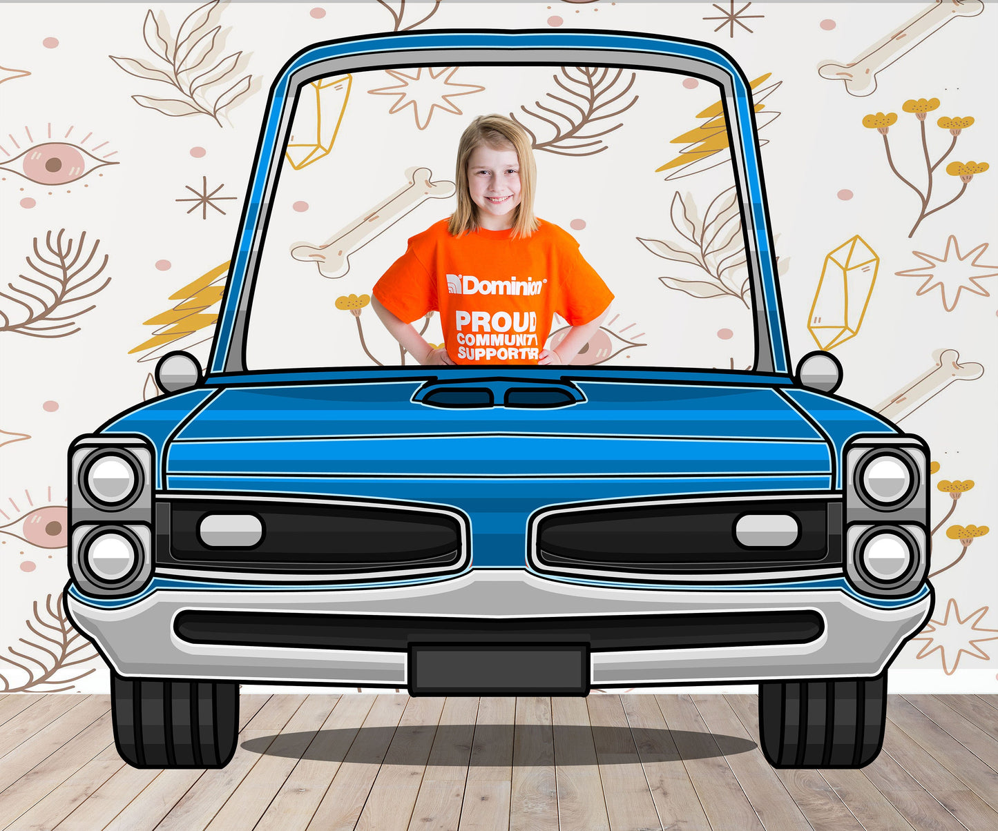 Pontiac GTO Vehicle Photo Prop, Vehicle Theme, Photo Booth Selfie Frame, DIY Party Props