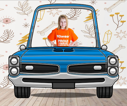 Pontiac GTO Vehicle Photo Prop, Vehicle Theme, Photo Booth Selfie Frame, DIY Party Props