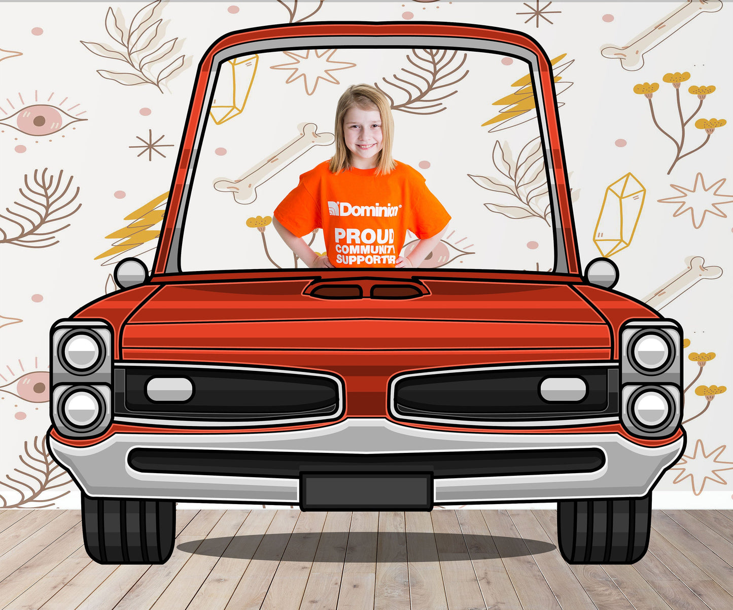 Pontiac GTO Vehicle Photo Prop, Vehicle Theme, Photo Booth Selfie Frame, DIY Party Props